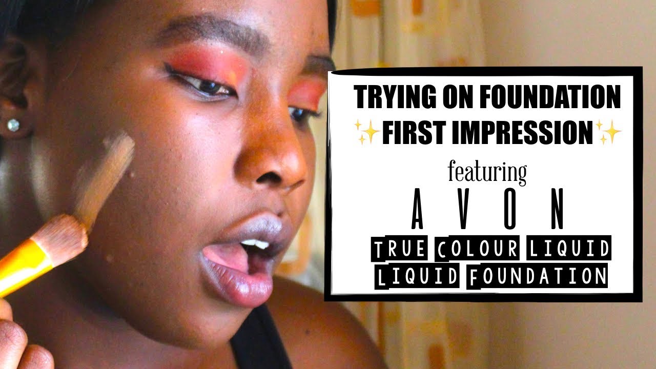 Avon True Colour Flawless Liquid Foundation | Trying Out Foundation | South African Youtuber