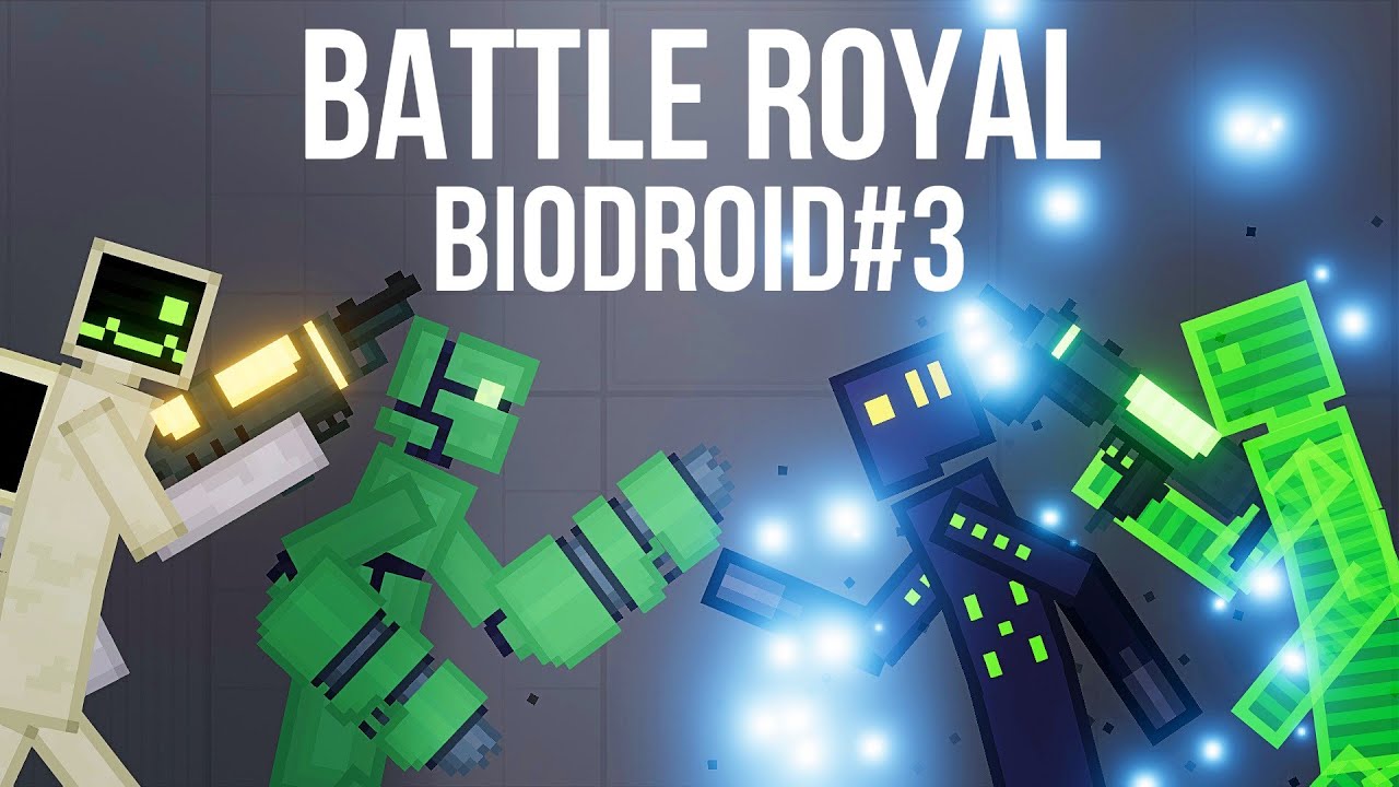 Battle Royal Biodroid#3  - Who will survive at last [People Playground 1.18]