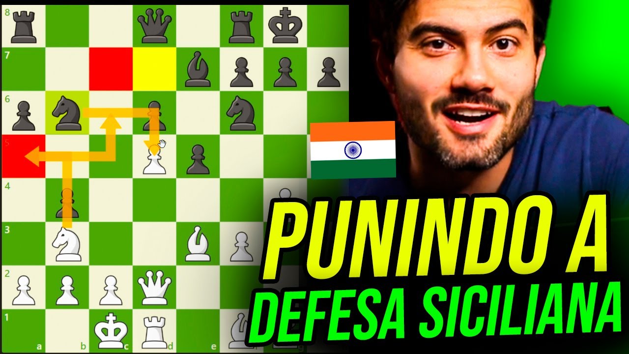 Mandei 20 lances de uma PREPARAÇÃO INSANA no INDIANO!! Rumo ao Top 1 do Brasil Xadrez