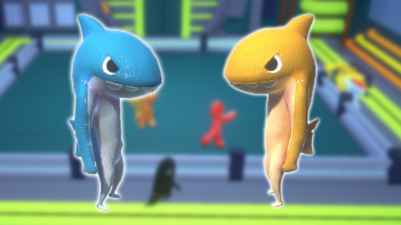 VELHOTE E NOVOTE SE TRANSFORMARAM EM TUBARÕES DE GELATINA! (A Gummy's Life)