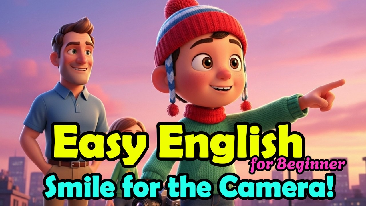 First Time Using a Camera - Easy English Story for Kids | #easyenglish