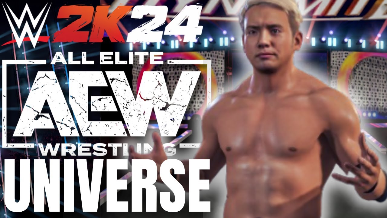 Я создал ЛУЧШИЙ режим «Вселенная» в WWE2k24, но это AEW...