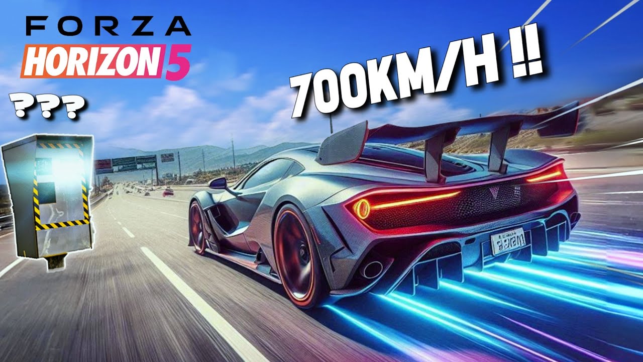 OMG JE BATS UN RECORD DE VITESSE IMPOSSIBLE sur FORZA HORIZON 5 ! (Imbattable)
