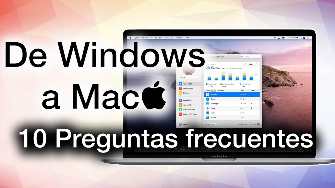 Descubre las 10 Preguntas MUY FRECUENTES al pasarse de WINDOWS A MAC🍎
