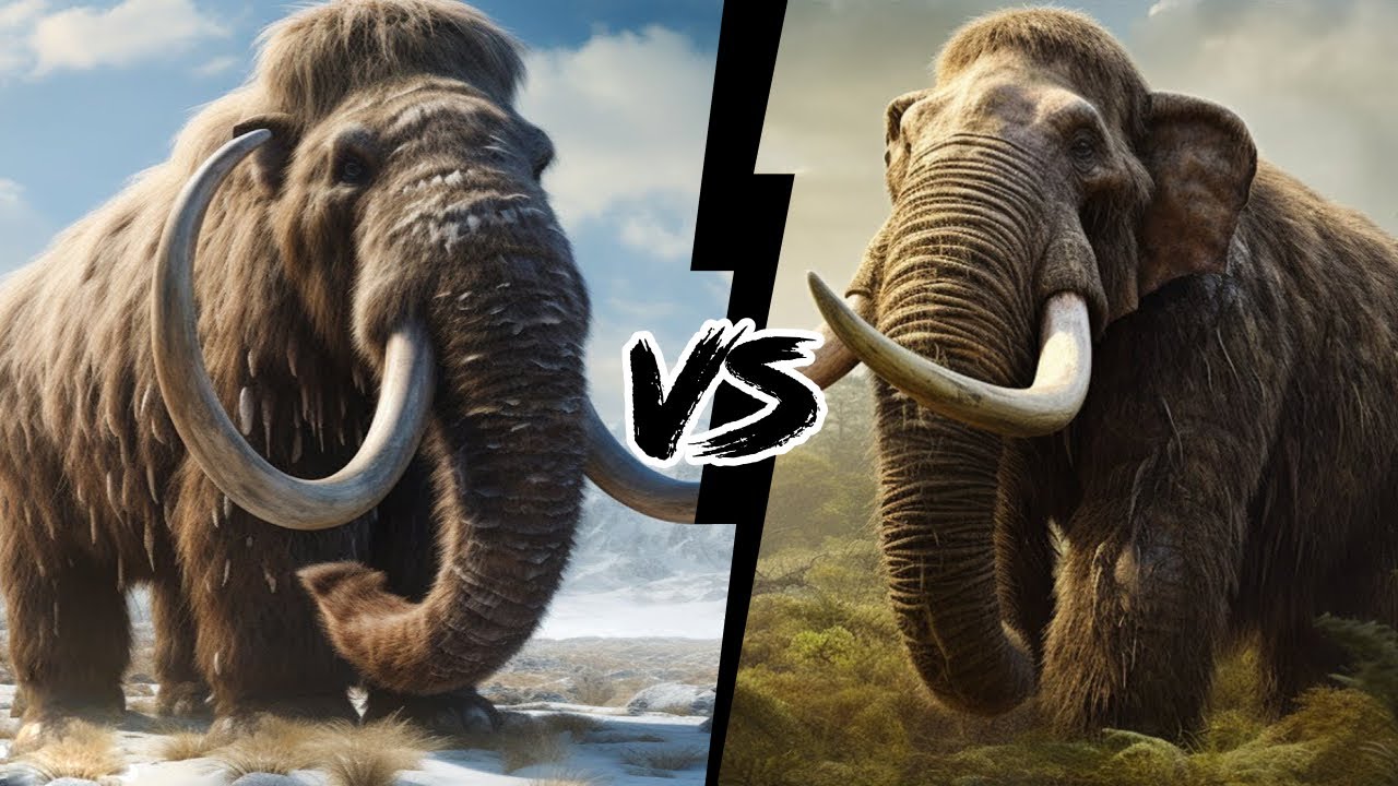 Mamute vs Mastodonte – Qual era mais poderoso?