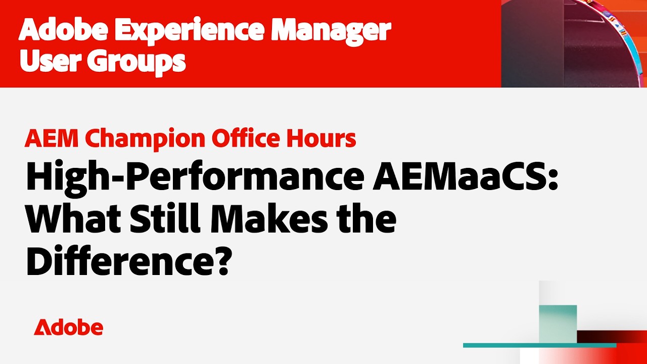 High-Performance AEMaaCS: What Still Makes the Difference?