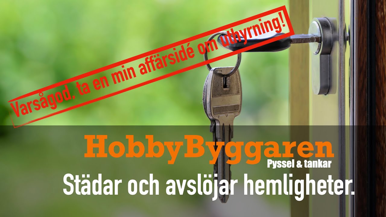 Så här kan du hyra ut hus! Ta min idé.