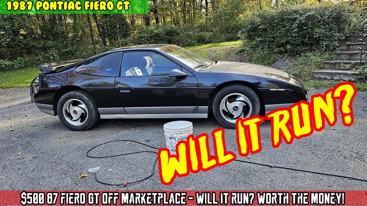 PT1 Fiero GT за 500 долларов уценён с рынка — поедет ли он? Посмотрим, стоит ли эта машина своих ...