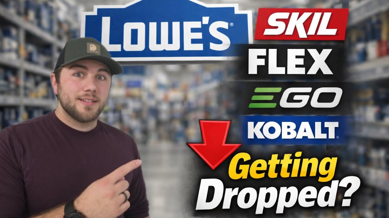 MAJOR changes at Lowe’s… Who’s Getting Dropped?