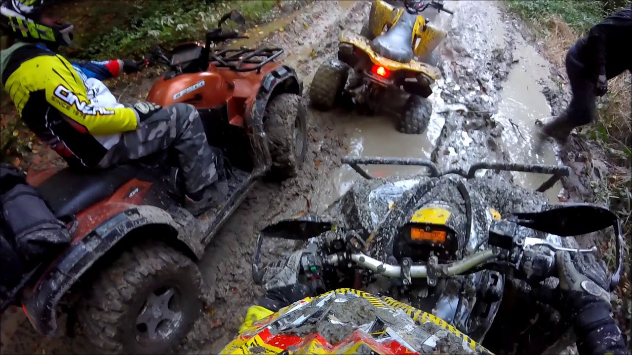 ATV BESKIDY BŁOTO 😨 Can Am Renegade BRP DS 250 CF MOTO 500