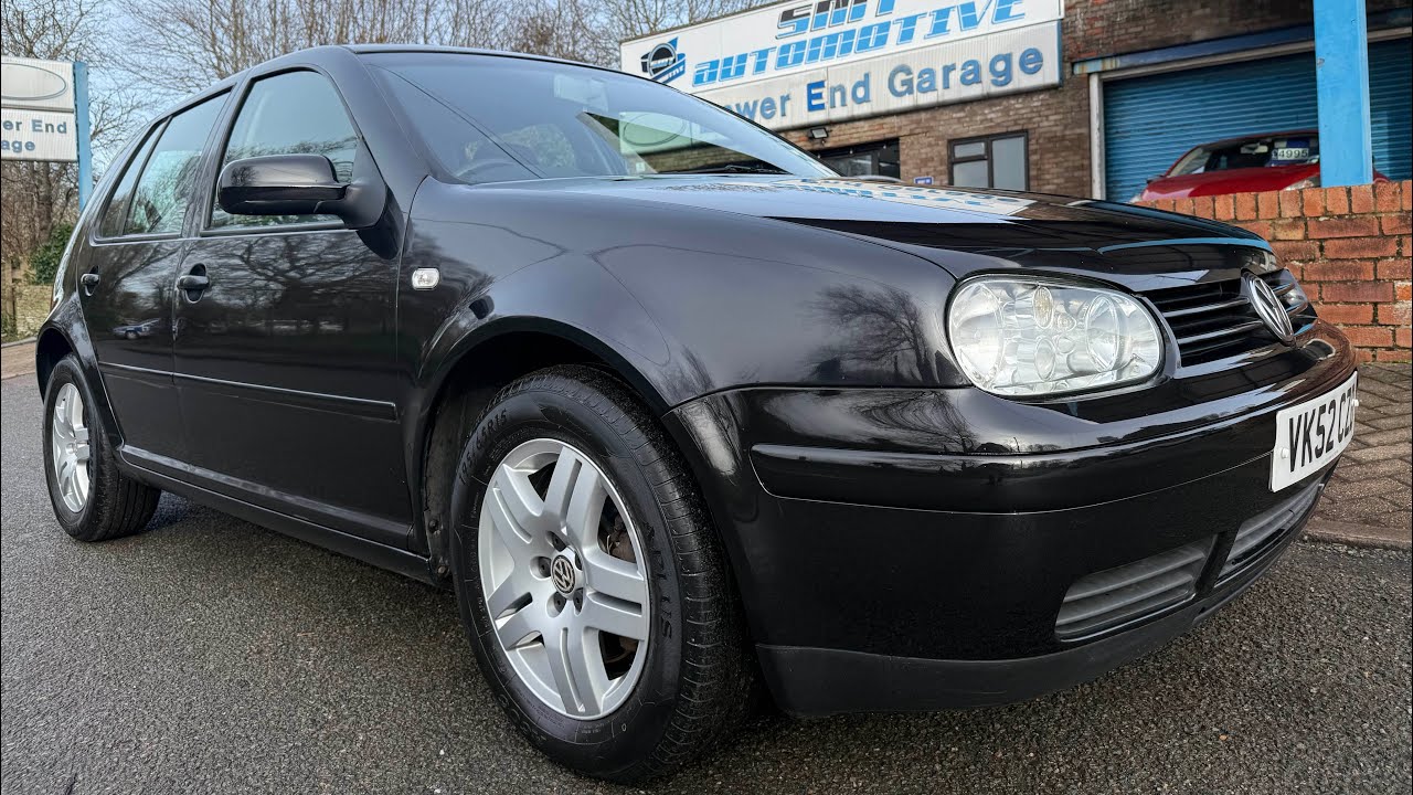2002 Volkswagen Golf 1.9 GT PD 130 5 Door Black Manual Diesel