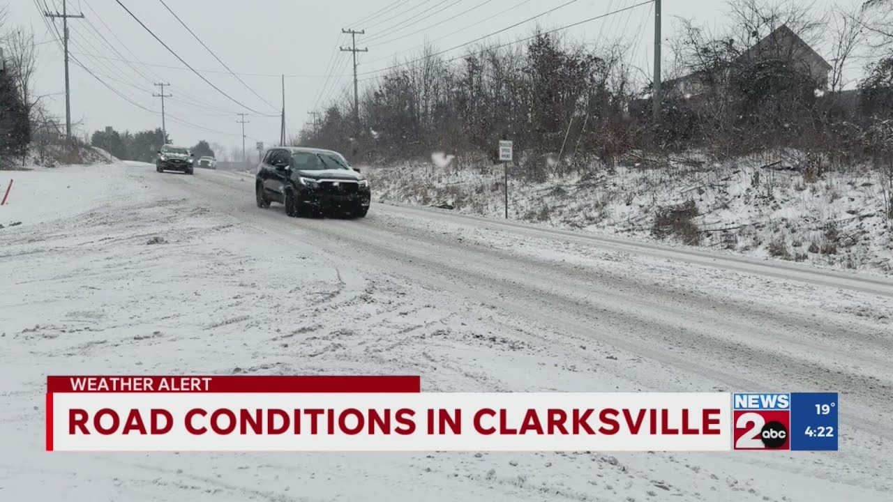 Road conditions in Clarksville