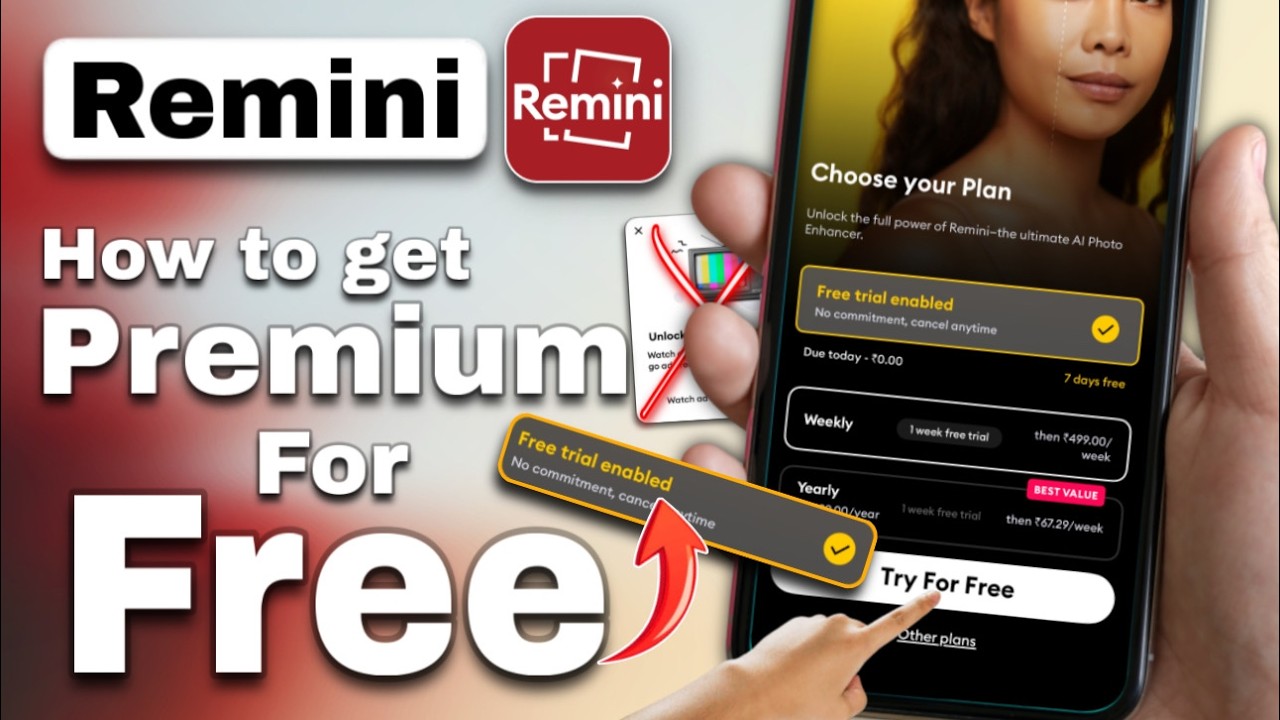 How to Get Remini Premium Free Trial For Free / Remini Premium Free Trial Free me Kaise le