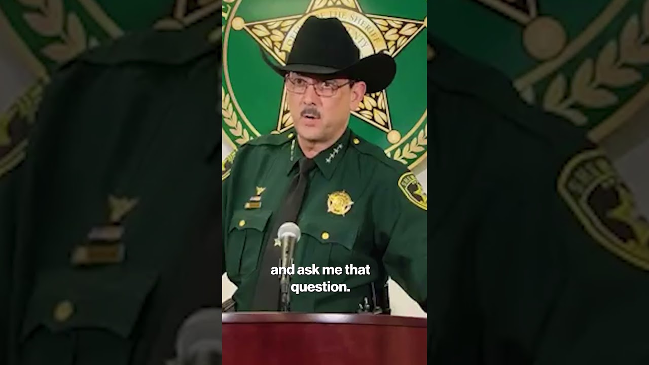 Florida Sheriff SLAMS Reporter For Asking Off-Topic Question During Press Conference #shorts