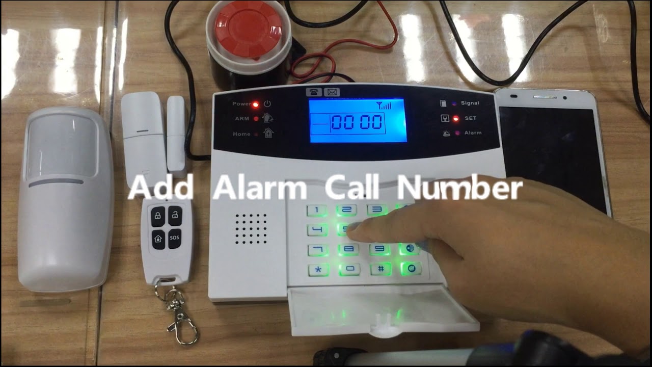 DAYTECH GSM Alarm System Operation Video GSM02