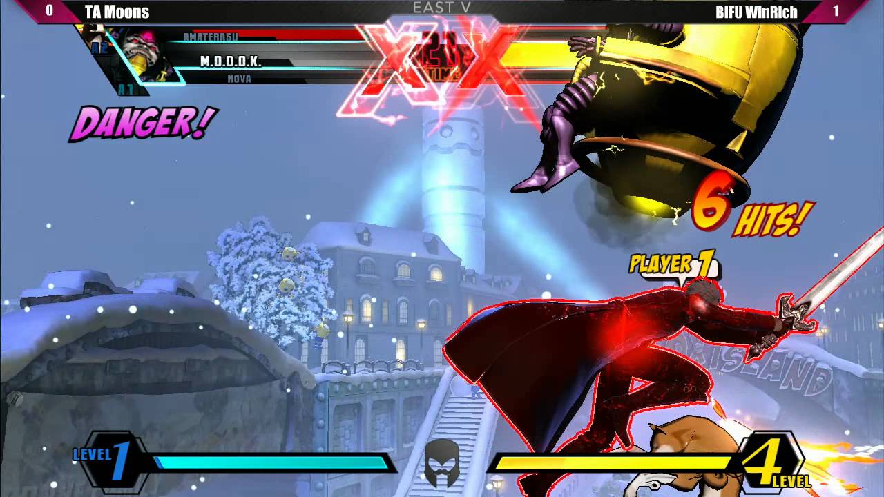 Curleh Mustache East 5 - UMVC3 - TA Moons vs BIFU Winrich