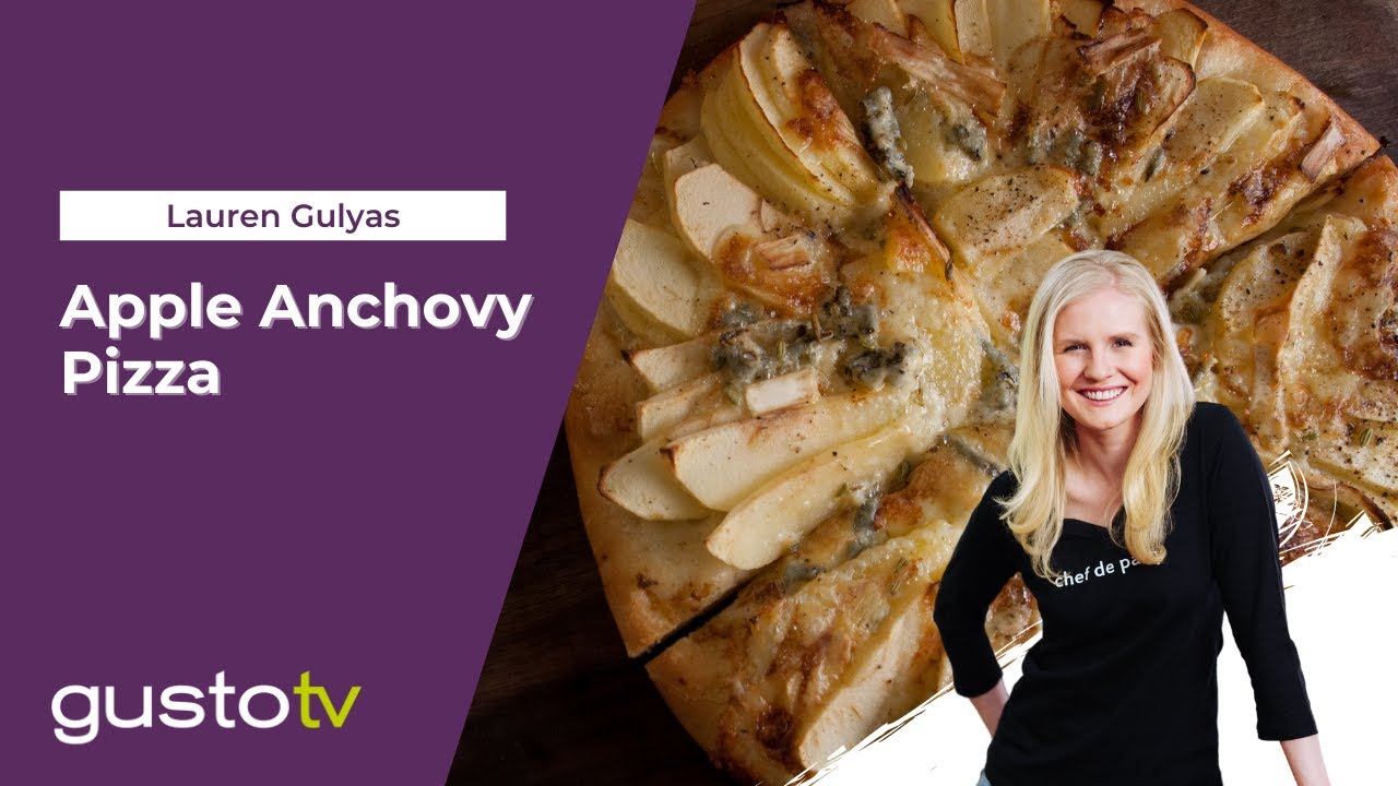 Apple Anchovy Pizza | A is for Apple | Lauren Gulyas | Gusto TV