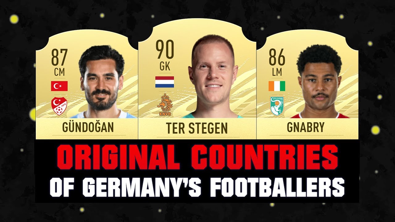 Did you know The ORIGINAL COUNTRIES OF GERMANY'S Footballers? 😱🔥