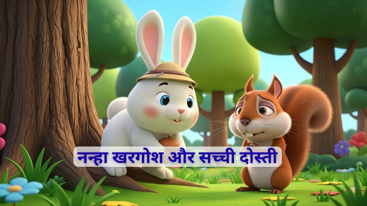 नन्हा खरगोश और सच्ची दोस्ती 🐰 | बच्चों की प्यारी सीख वाली कहानी