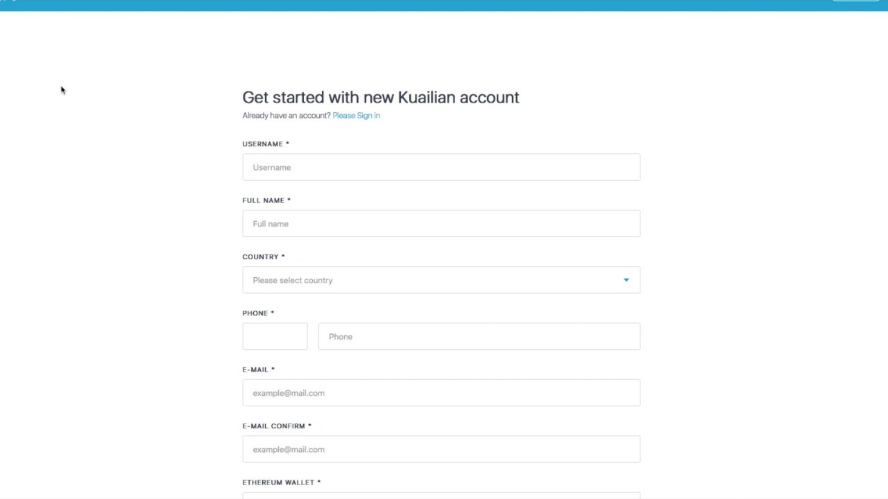 Tutorial de Registro en KUAILIAN
