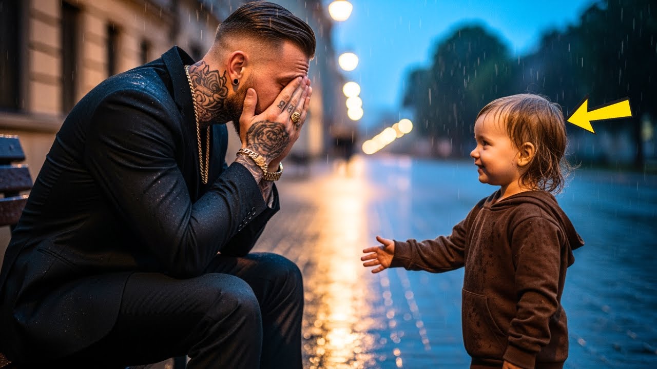 Homeless Girl Saw the Mafia Boss Crying at the Bus Stop — What She Did Next Broke Him