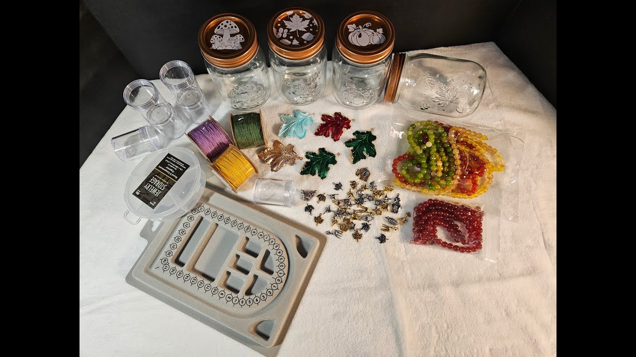 Compras otoñales de materiales para bisutería🍂🍁🧡| Organización de beads