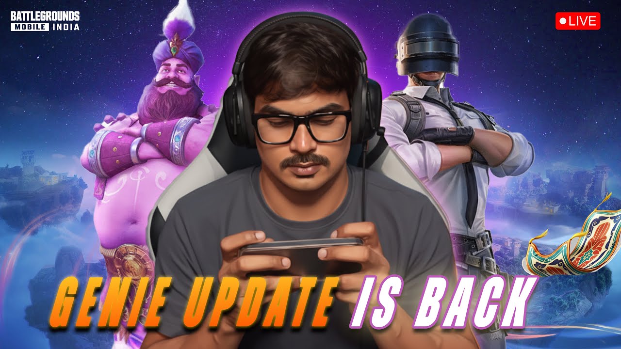 🔴 Bgmi Live Telugu | Genie Update Is Back | #shortslive #ogislive03 #shortsfeed