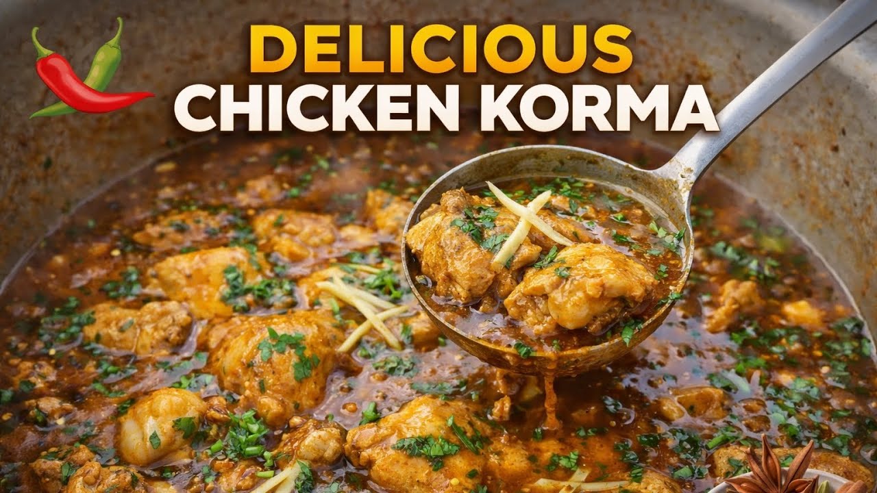Chicken korma recipe | Degi chicken korma recipe #viralvideo #viral #food #chickenkorma #recipe 😂😋🍲🍗