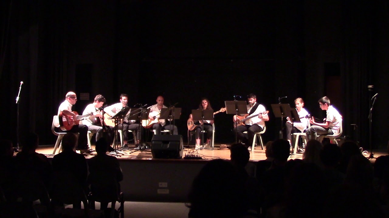 Etude n°5 de Villa Lobos - ensemble de guitare