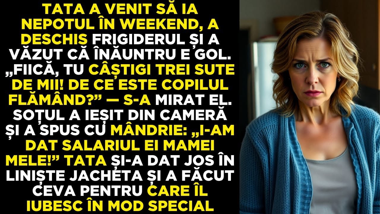 „I-am dat salariul mamei ei!” – a spus mândru soțul. Dar atunci tata a făcut ceva neașteptat...