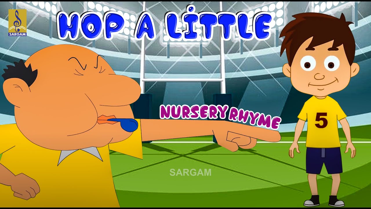 Hop a little | Kids Cartoon Song | Rainbow Nursery Rhymes  | Kids Animation