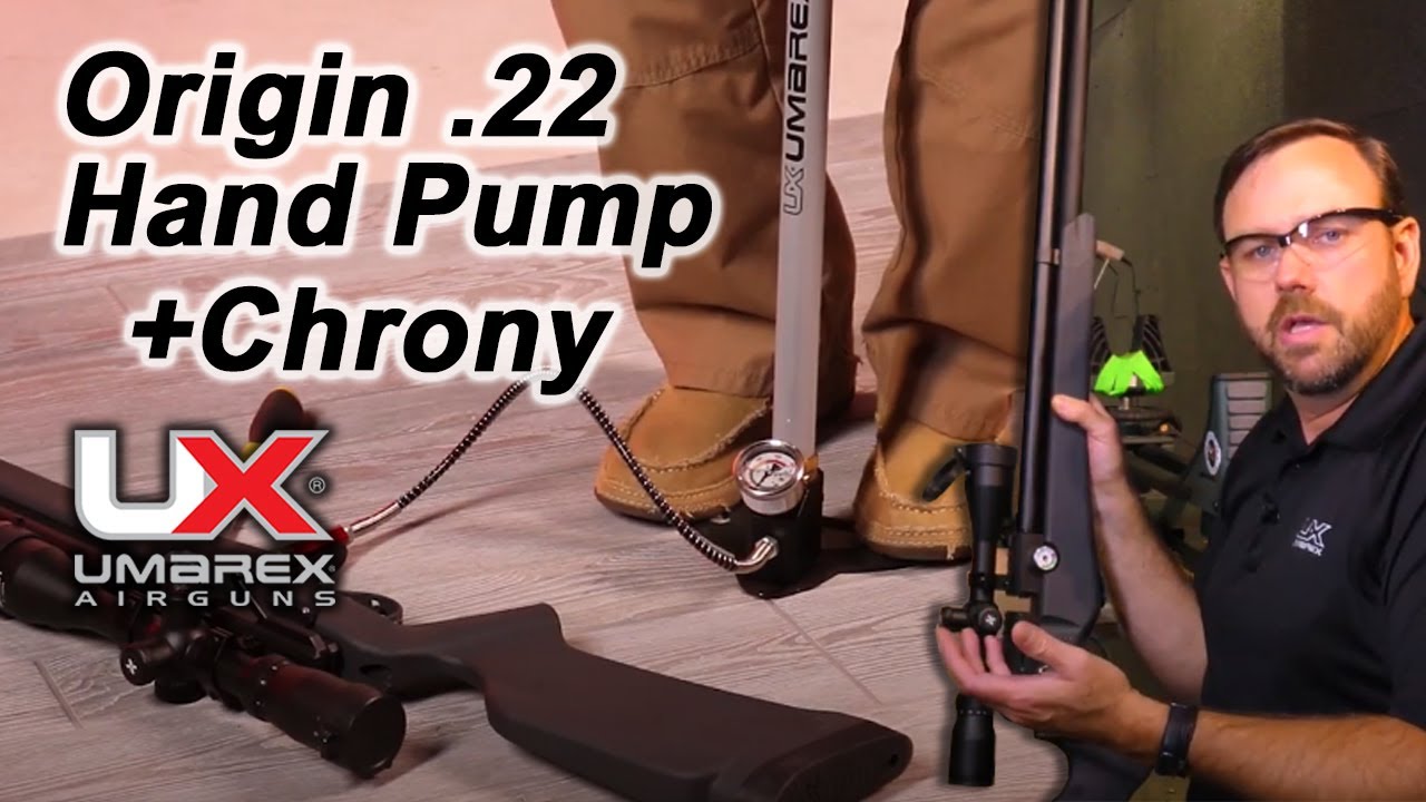 Umarex Origin 22 Air Rifle PCP Handpump & Chronograph Gun Review