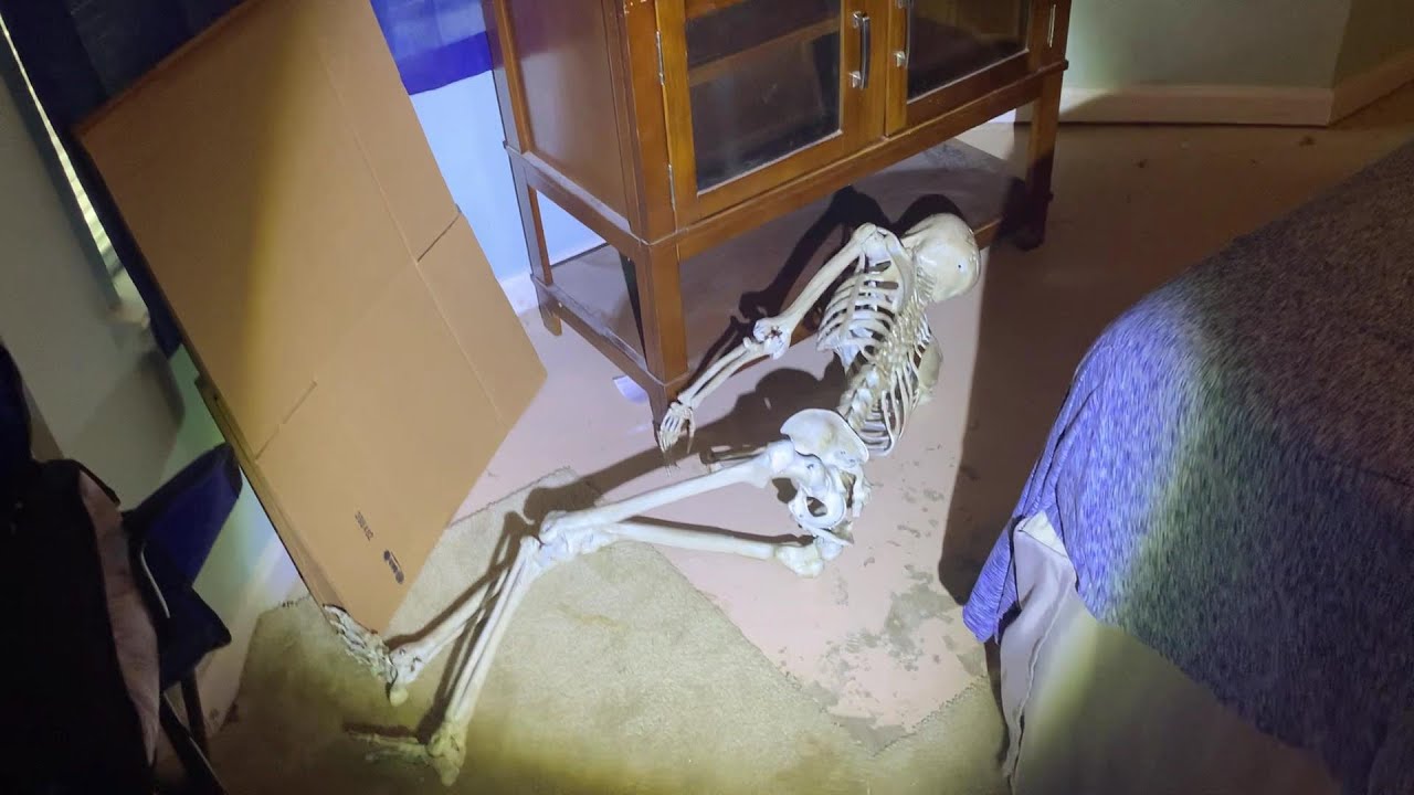 Caught On Camera: Tenant has a SKELETON in his Closet!