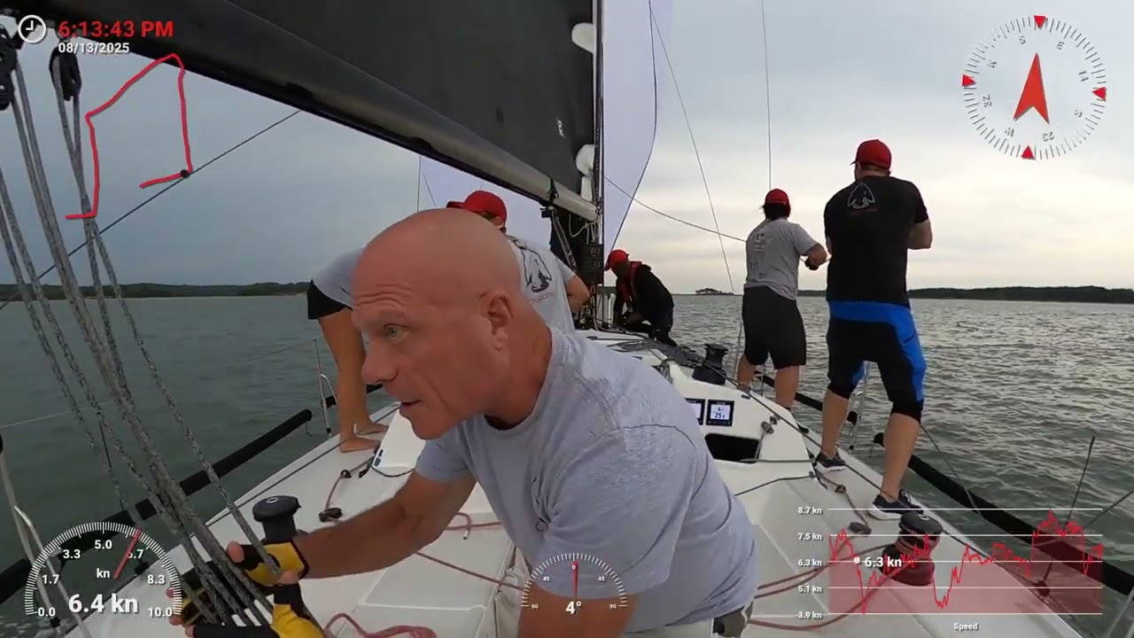 Obsidian J111 - First Place Corrected by 50 seconds at BYC on Wednesday 13 Aug