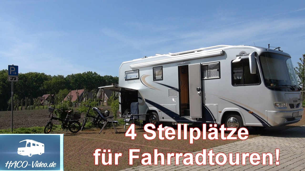 4 Stellplätze für Fahrradtouren!
