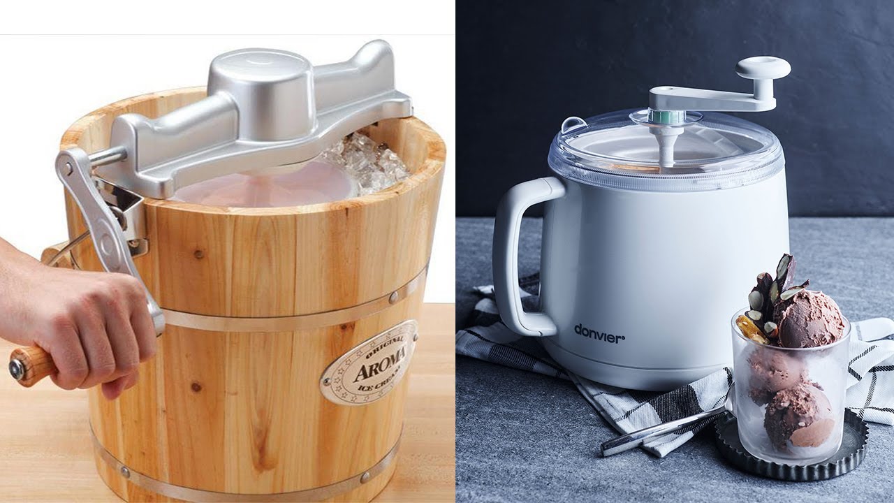5 Hand Crank Ice Cream Maker | Best Instant Ice Cream Maker
