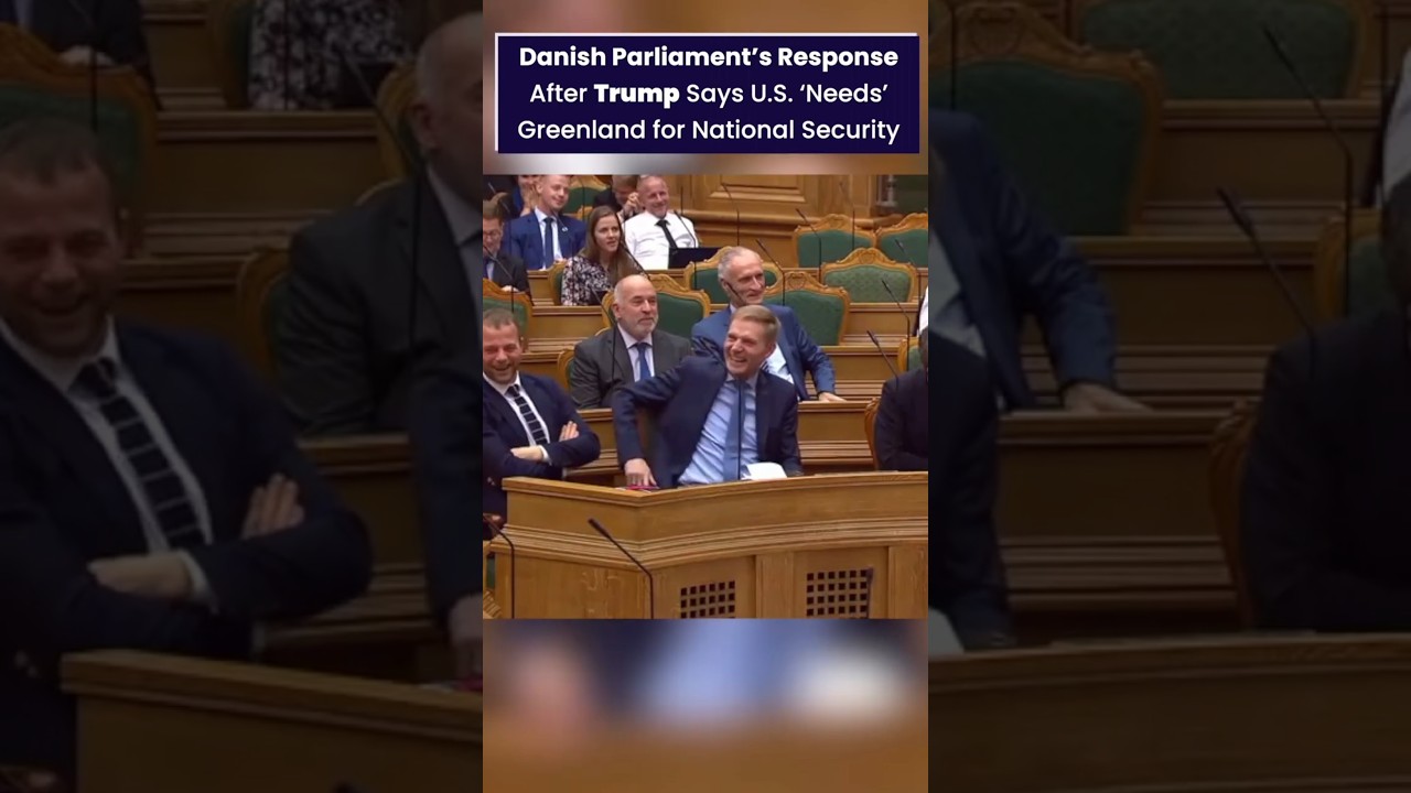 &ldquo;Denmark Parliament BURSTS OUT Laughing at Trump&rsquo;s Greenland Claim#Trump #Greenland  #Geopolitics