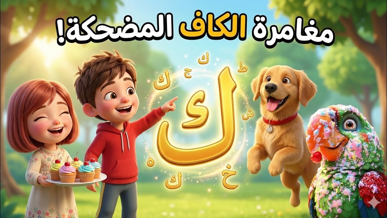   قصة حرف (ك )الكاف المضحكة#تعليم_الأطفال #قصص_تعليمية 