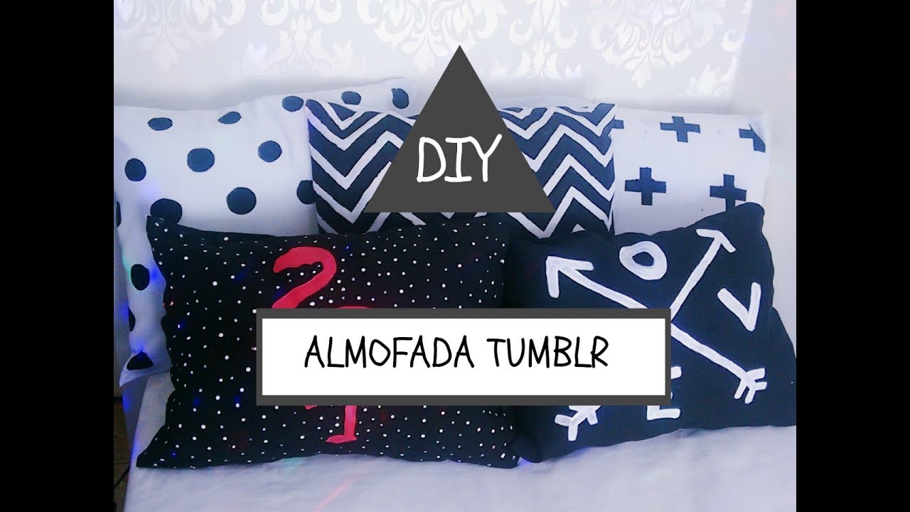 Diy - Almofadas tumblr sem costura - D&eacute;bora Rodrigues