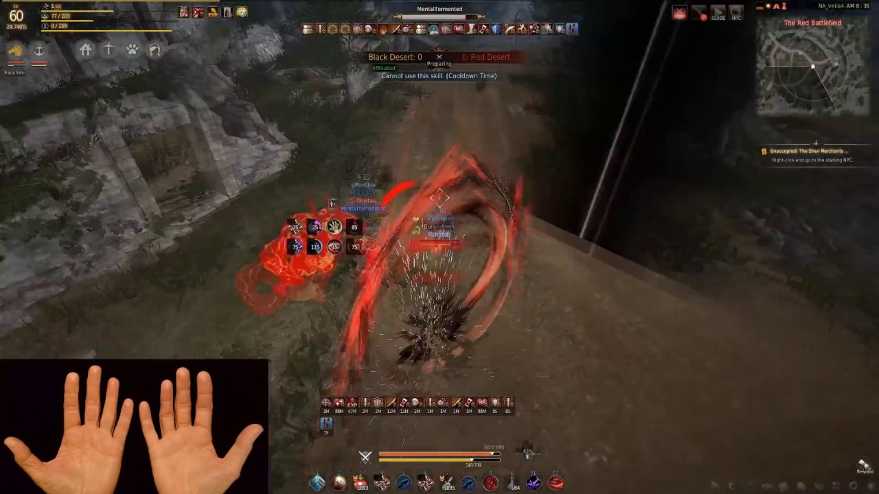 BDO PVP - AP Warrior vs DP Wizard 1v1