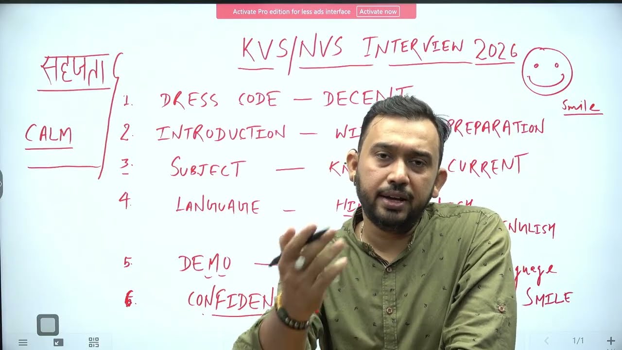 KVS NVS INTERVIEW 2026 | TIPS AND SUGGESTIONS | KVS NVS INTERVIEW PREPARATION | #kvs #kvsinterview