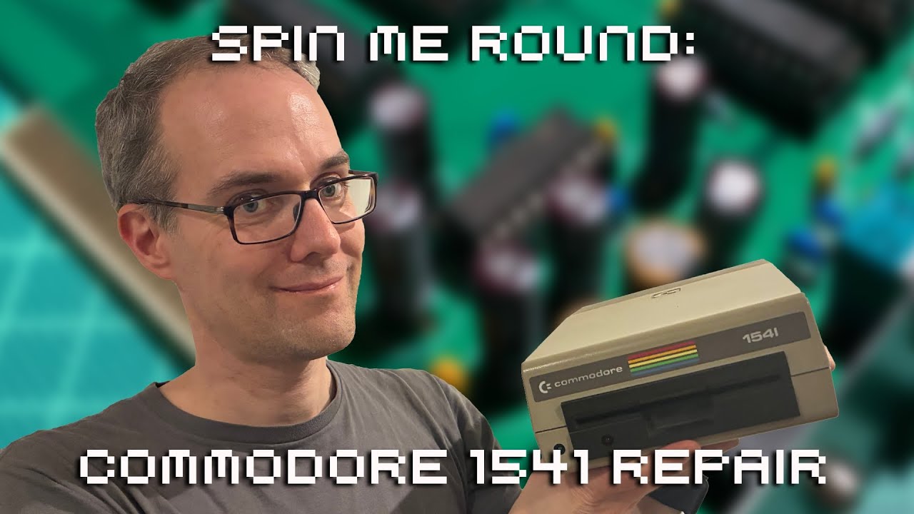 Commodore 1541 Repair: Spin Me Round