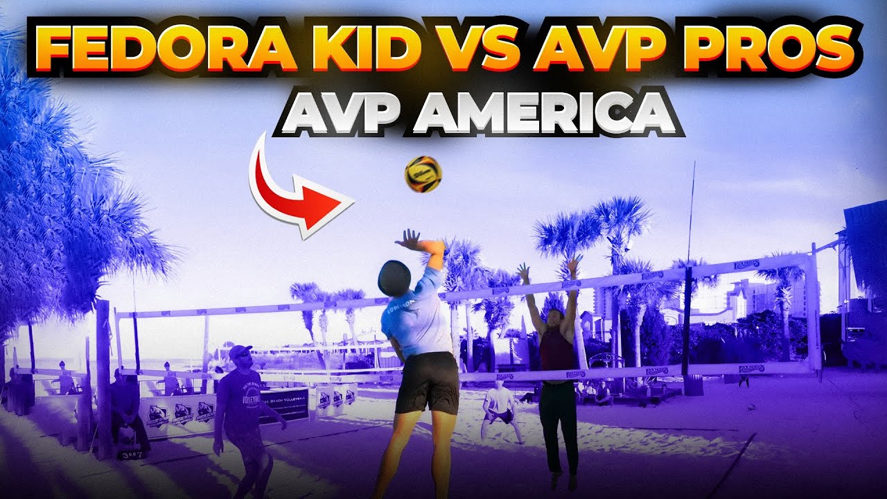 Fedora Kid vs AVP Pros *Set 1* | JD Hamilton/Ryan Ierna VS Thomas Hurst/Markus Koppke | AVP America