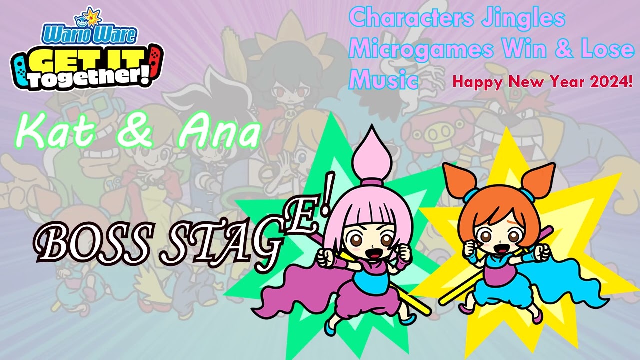 WarioWare Get It Together All Jingles Microgames Win & Lose Music (Story Mode)