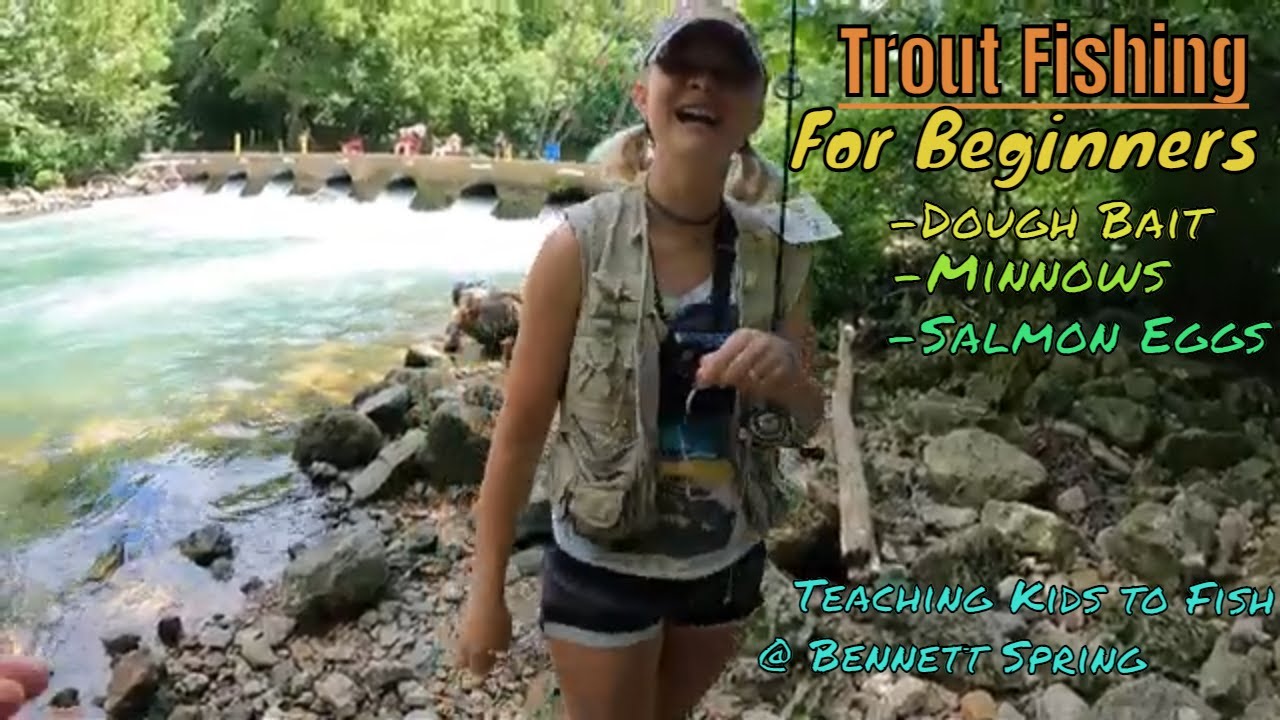 Trout Fishing at Bennett Spring Missouri