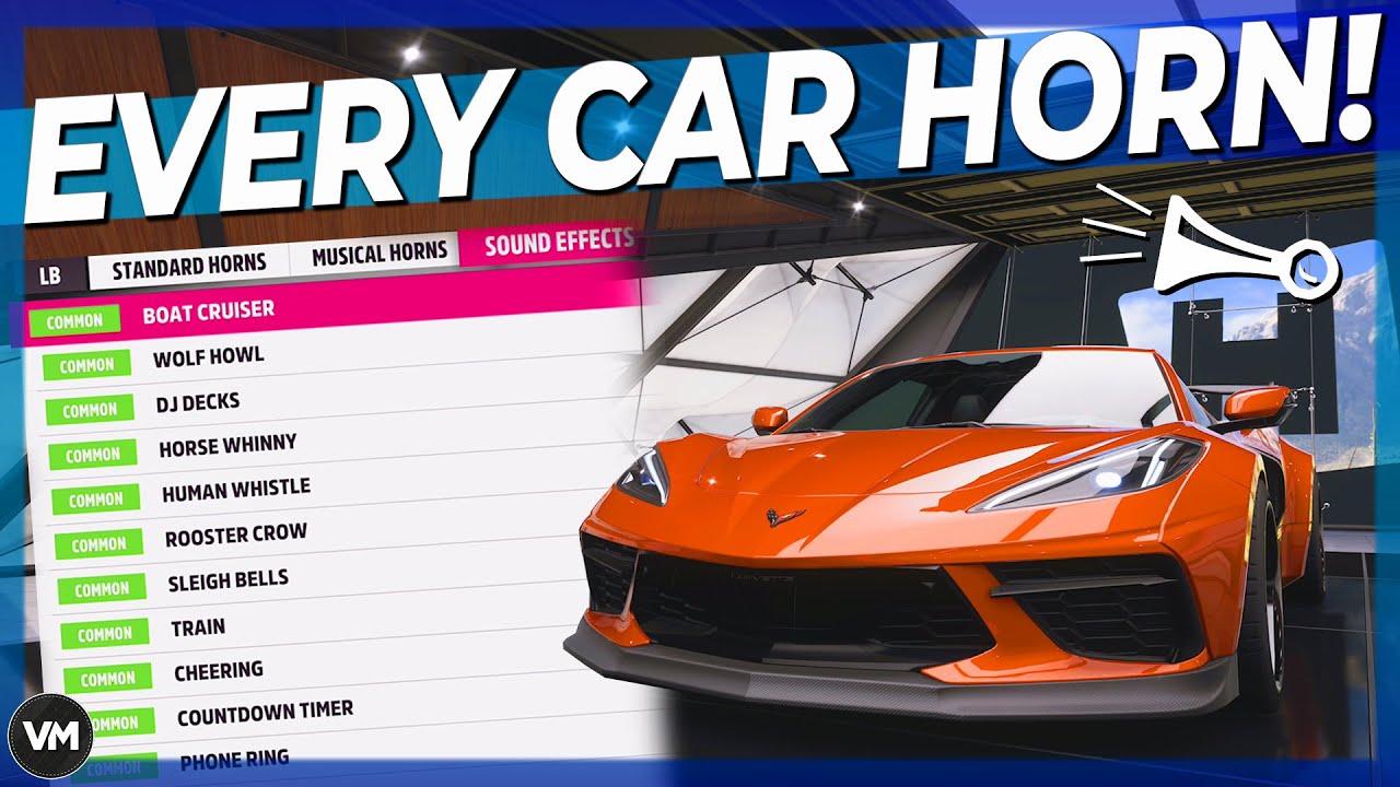 Forza Horizon 5 | Every Car Horn Sound Effect!