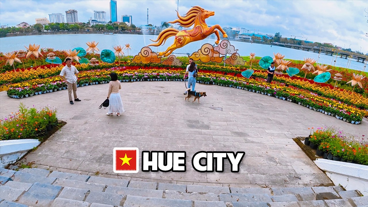 Hue Vietnam - Walking Across Truong Tien Bridge Before Lunar New Year 2026 Feels So Peaceful