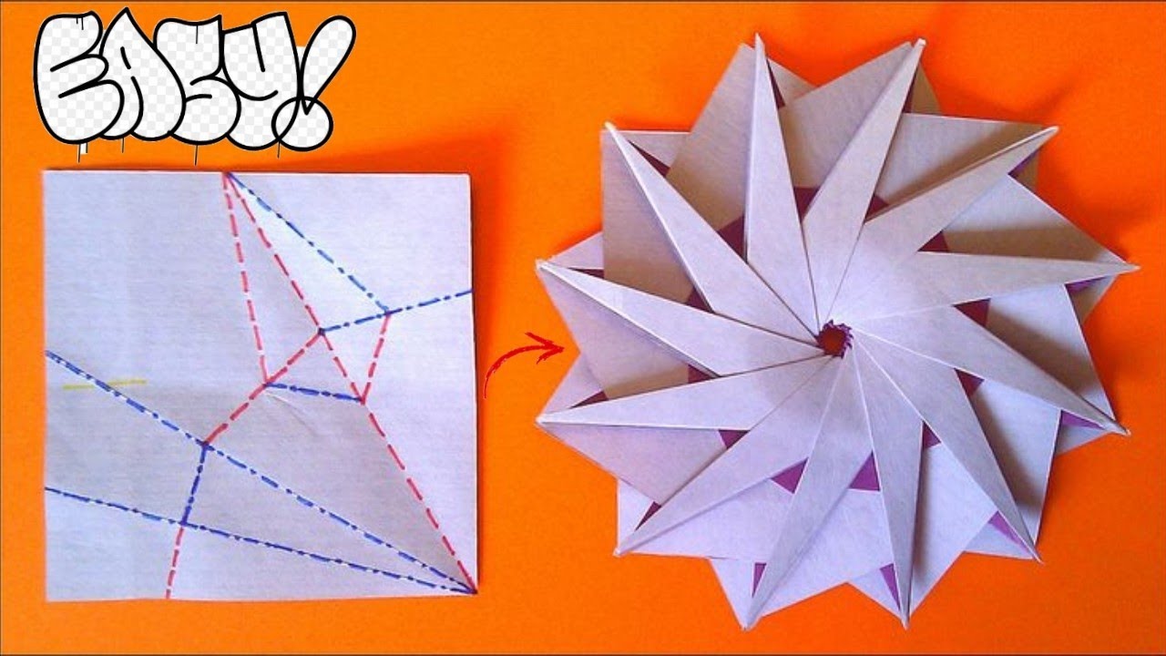 How to make Sun Nija Star Origami - सन निजा स्टार कैसे बणाये |