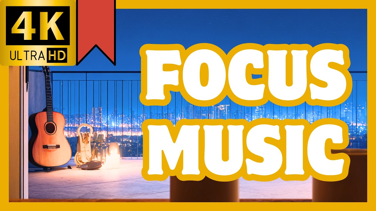 Lofi Study Music 📚 Chill Lofi Hip Hop Beats for Focus, Work & Productivity (4K)