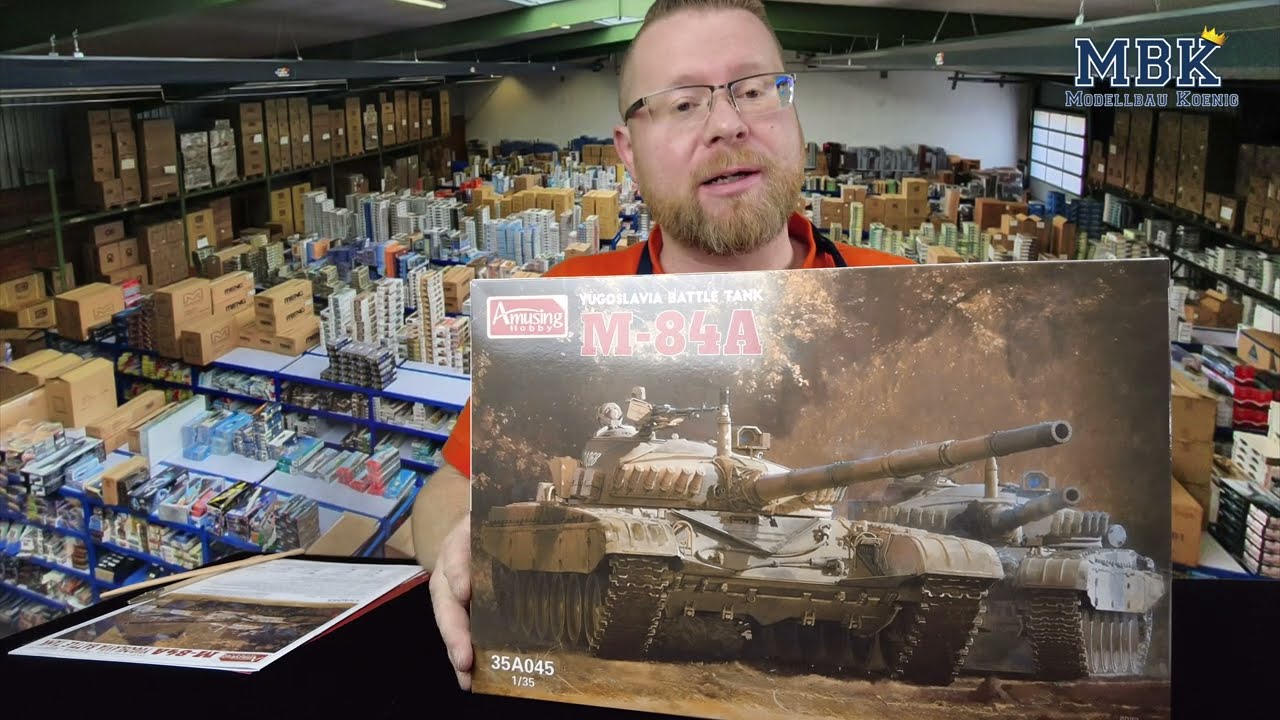 MBK packt aus #744 - 1:35 Yugoslavia Battle Tank M-84A (Amusing Hobby 35A045)